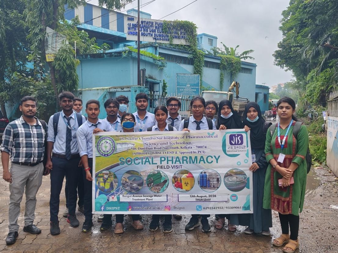 Social Pharmacy Field Visit at Bangur Sewage Treatment Plant